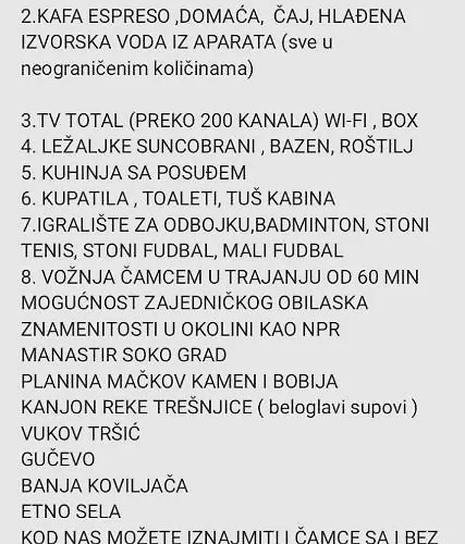 Auto Camp Drina-crnca Kemping *